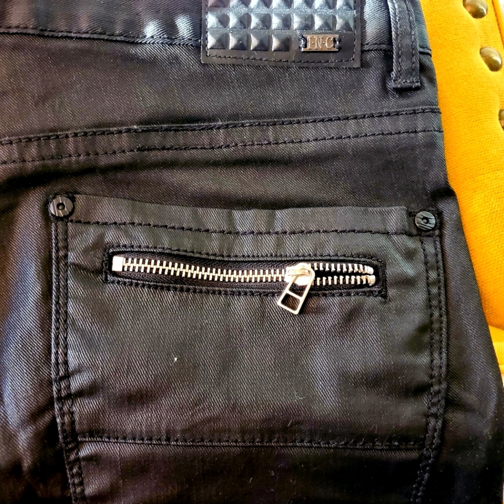 I.N.C. International Concepts Black Stockholm Skinny Jeans, New Without Tags
